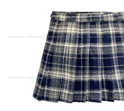 Mori Check Tennis Skirt