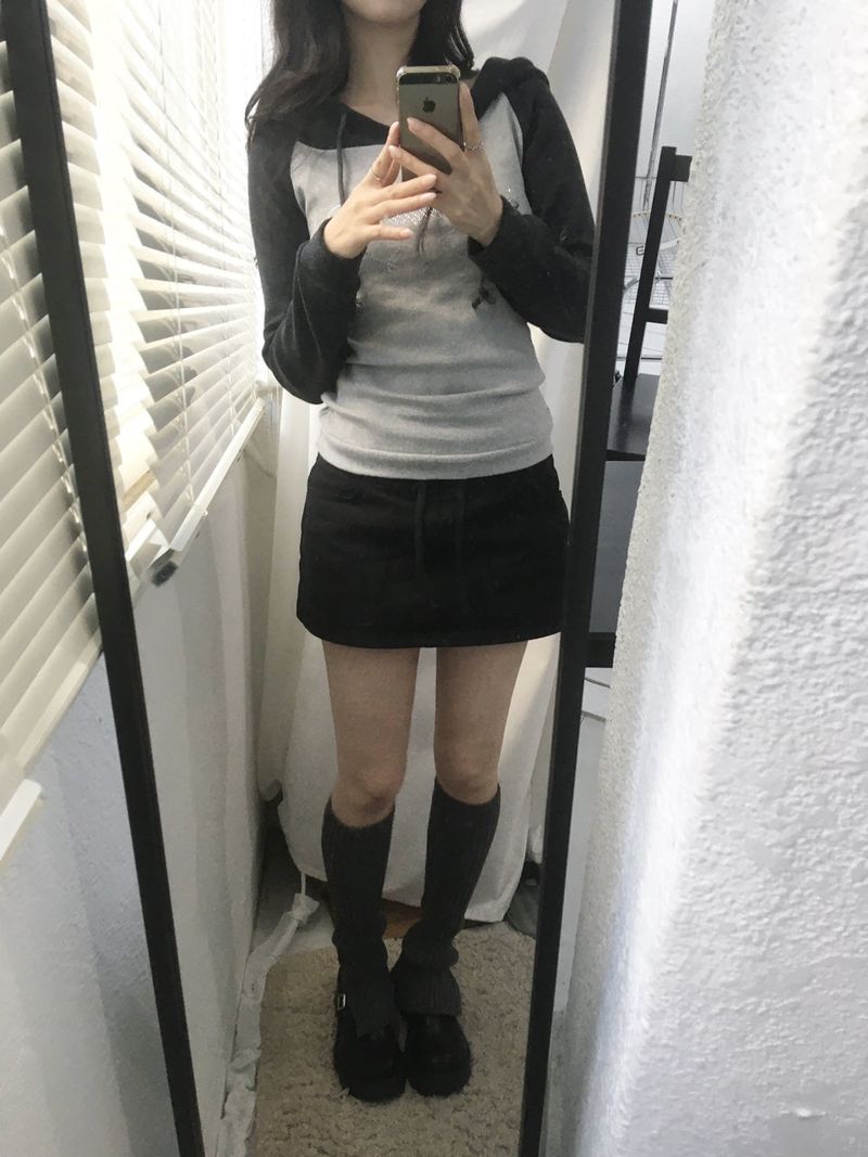 Cotton banding skirt