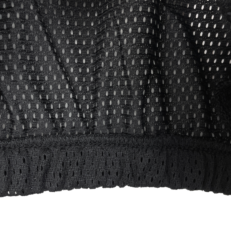 mesh track hooded jacket