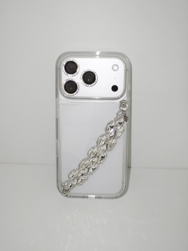 Marquise stone strap case