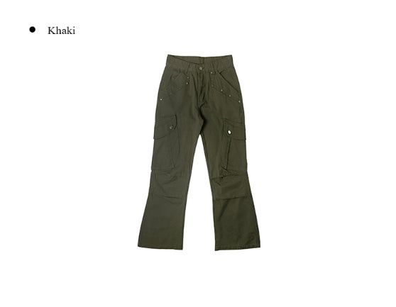 Sobi Stud Cargo Pocket Bootcut Pants