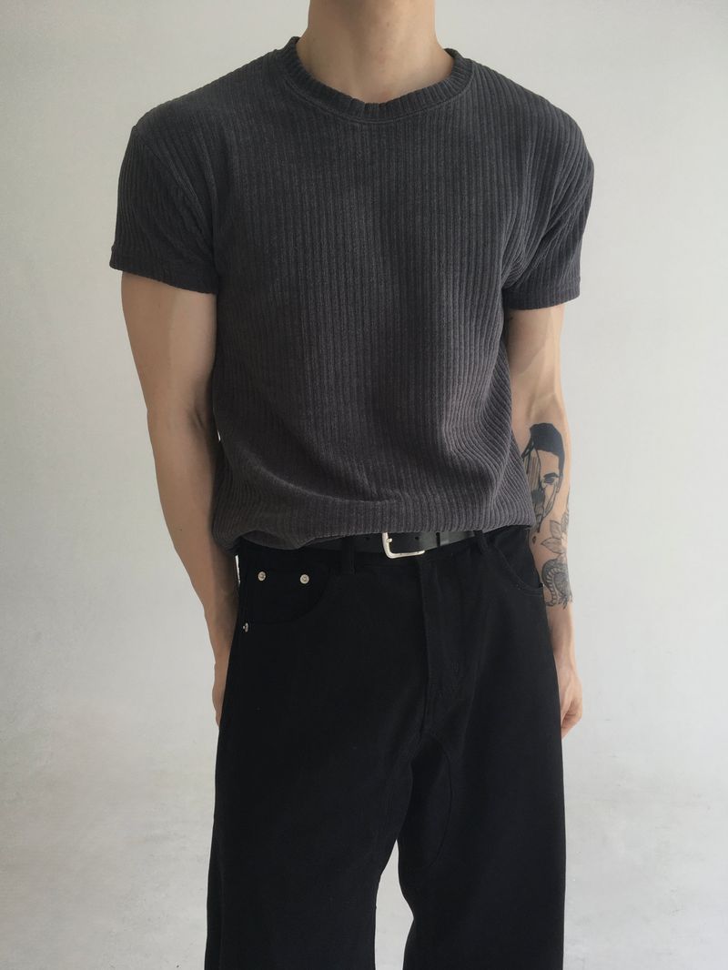 crop ned short sleeve(3colors)