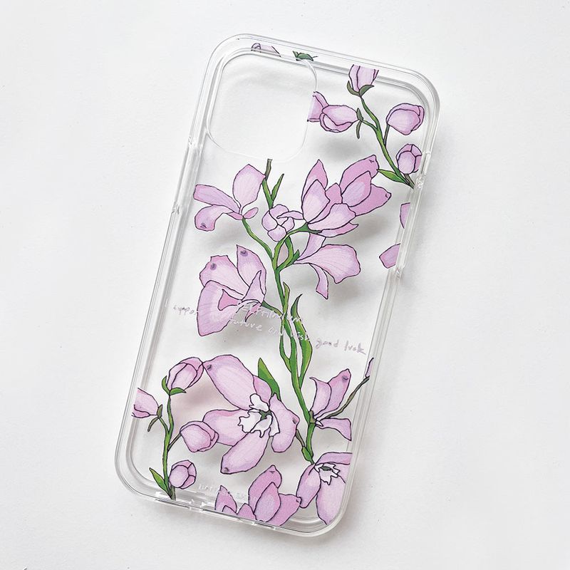 デルフィニウム iPhoneケース