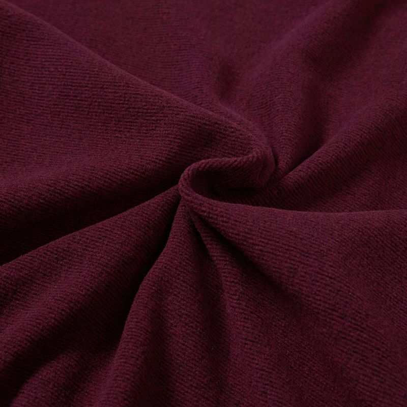 Surface fleece pullover / Rust wine