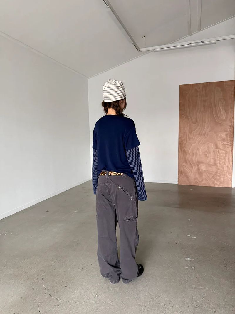 diagonal line pants