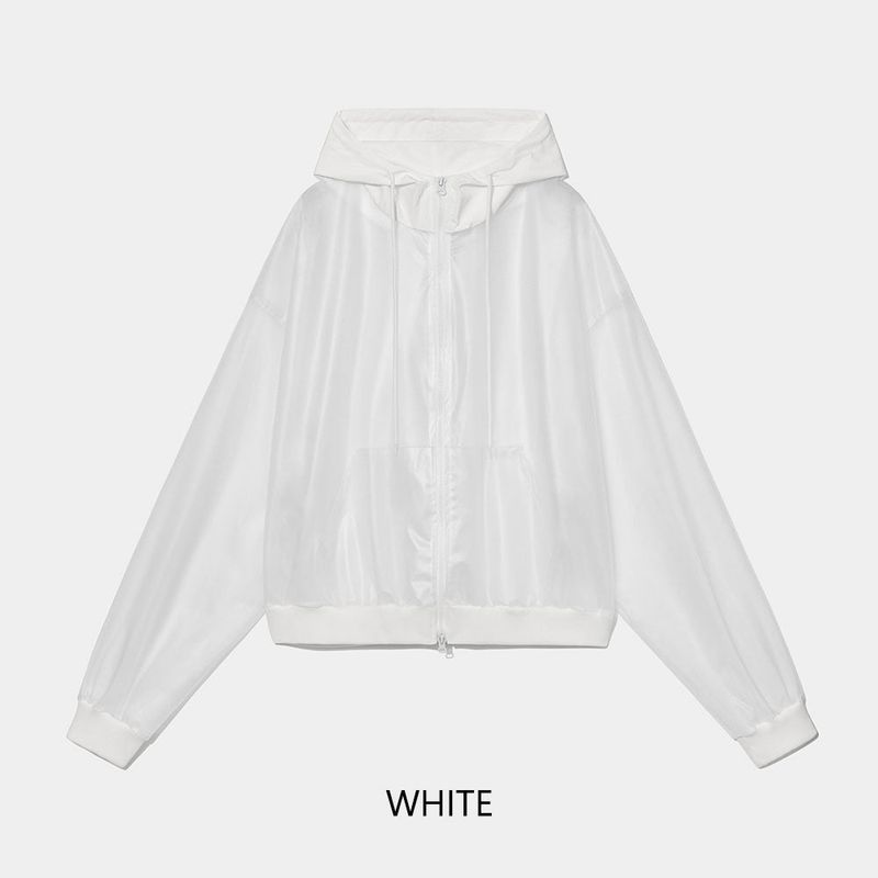Uno Plastic Zip Up Jumper (2color)