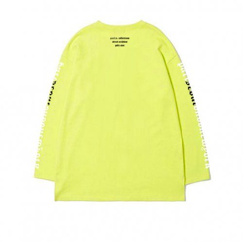  "psln" long sleeve lime