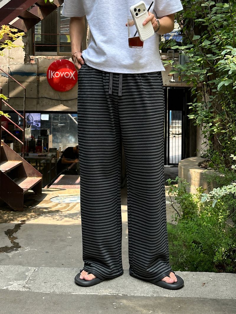 lemenne（ルメンヌ）の「LMN Coast Striped Sweatpants (3 colors)（Pants）」
