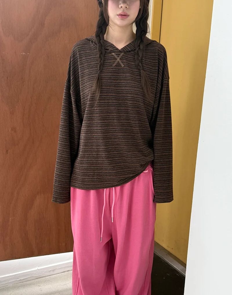 tension stripe hood T