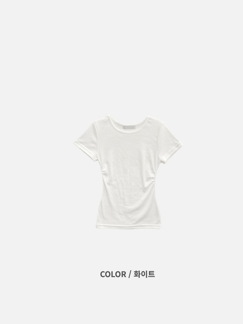 Roen Modal Side Shirring Tee (6c)