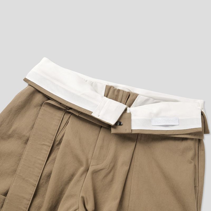 Vienne Belting Cargo Bermuda Pants 3C