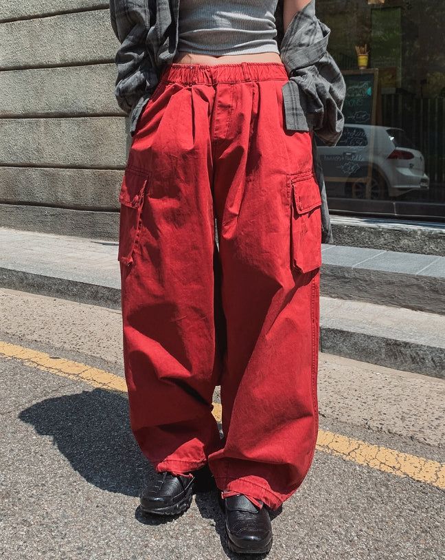 ULAN（ユレン）の「[Planned Product] Summer Pigment Strap Cargo Balloon Pants（Pants）」
