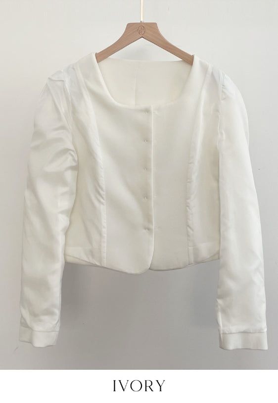 Mazel Square Puff Crop Jacket