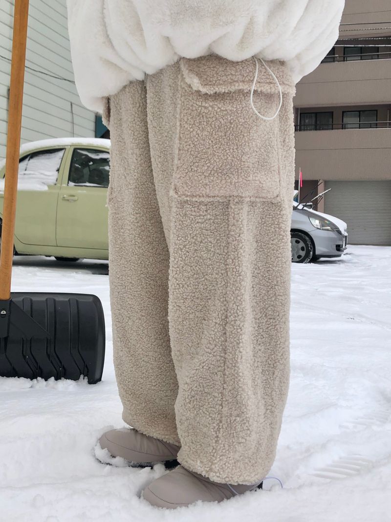 Arco iris（アルコイリス）の「Ken & Mary fleece set up cargo pants（Pants）」