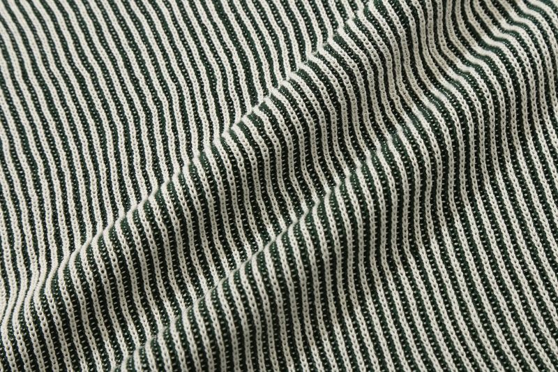 TWO TONE RIB KNIT VEST_GREEN