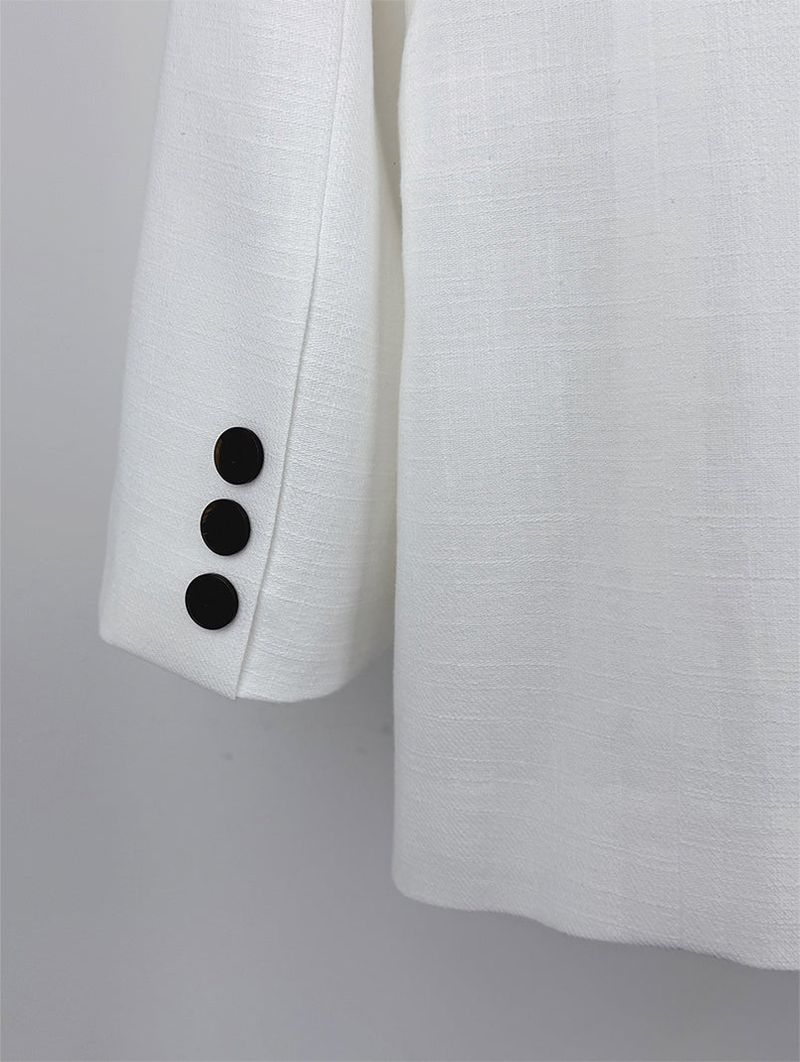NON COLLAR LINEN JACKET (2C)