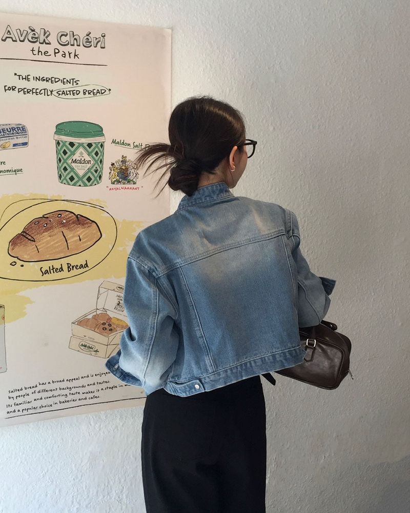 [BELLIDE MADE] BAND COLOR DENIM JACKET