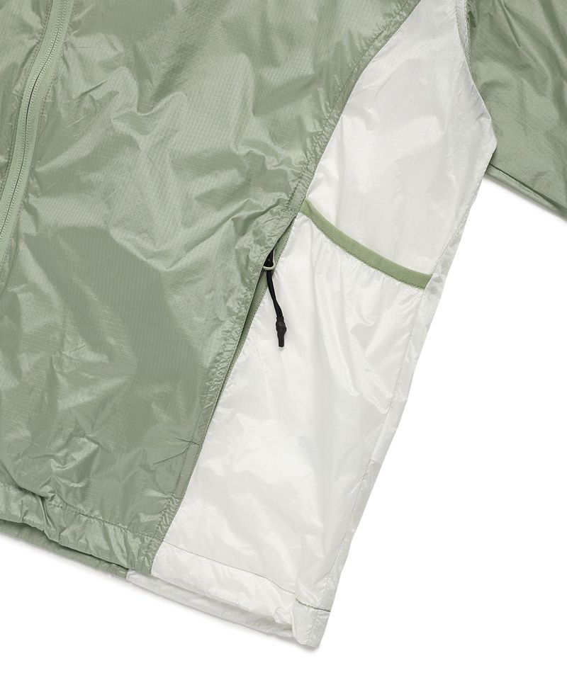 LIGHT SHELL WIND BREAKER GREEN(CV2ESUB960A)