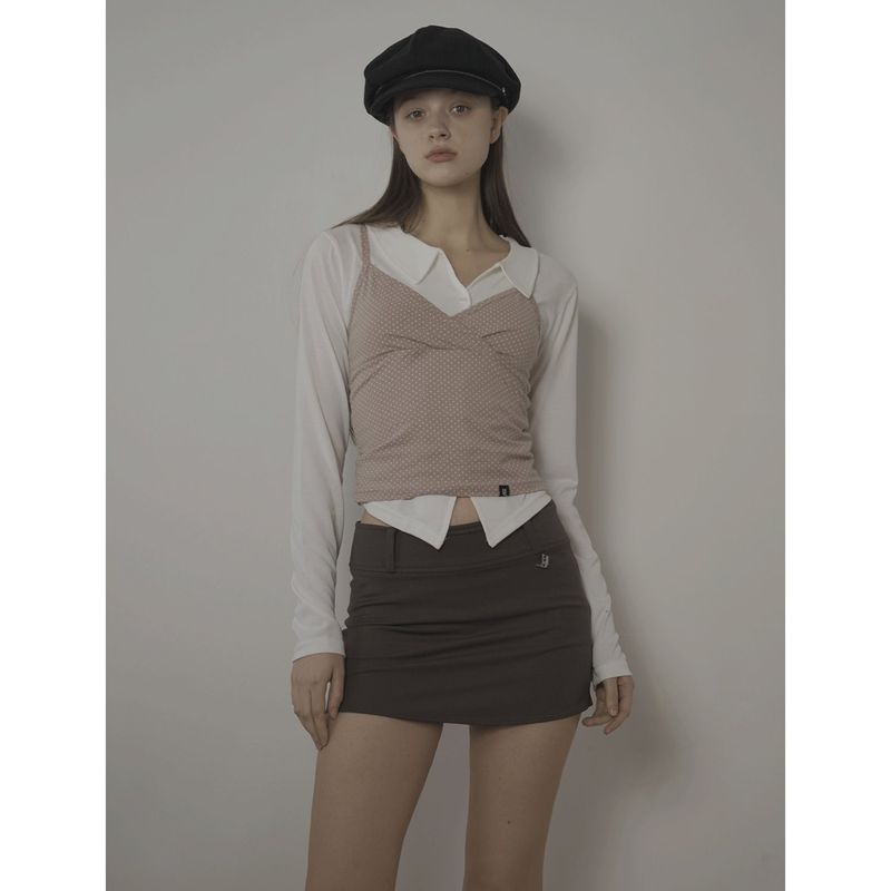 PALIN SEE-THROUGH SHIRT-IVORY
