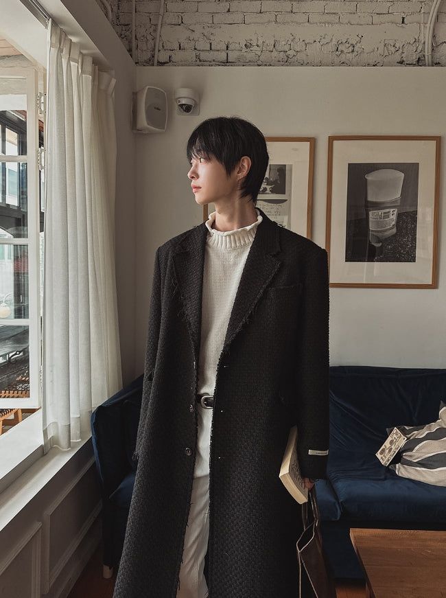 Brood Tweed Dekki Wool Coat