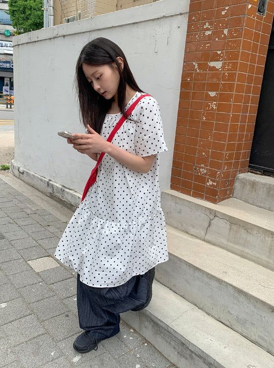 Garanki Non-Faded Wide Denim Pants