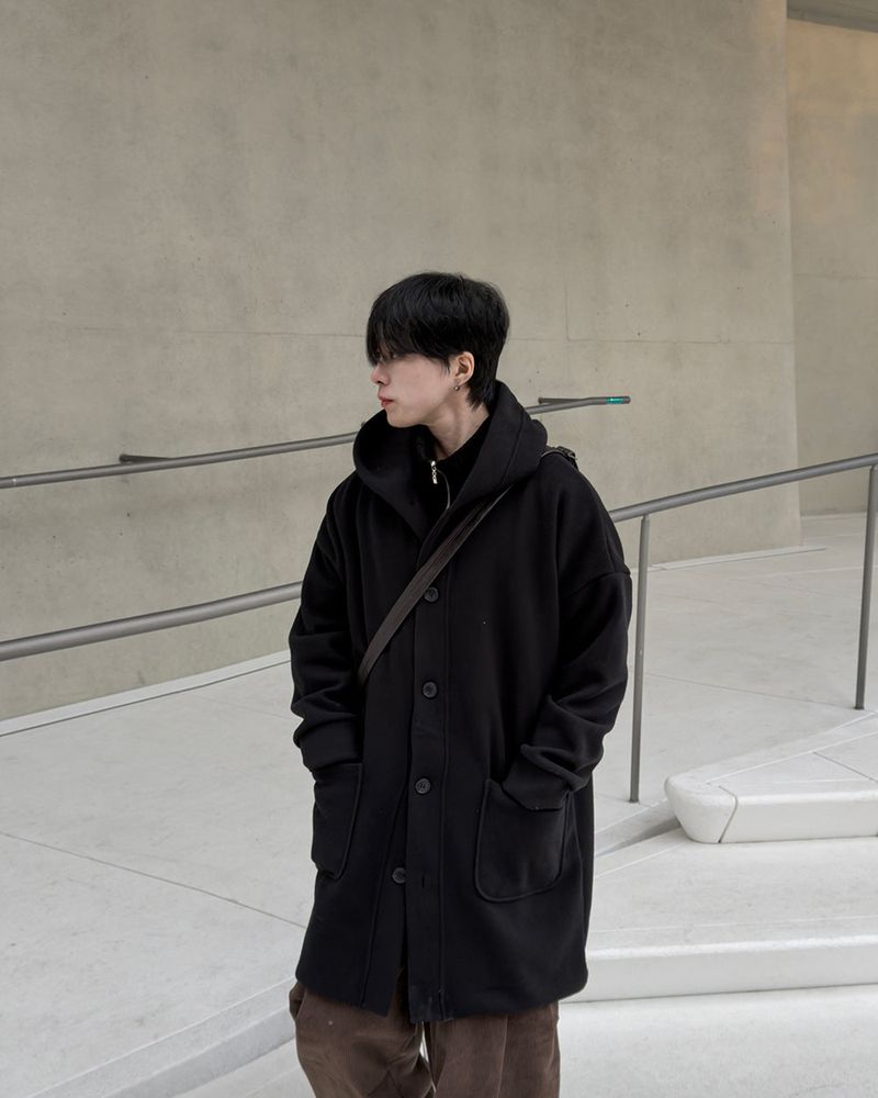 Koven Wool Hooded Coat