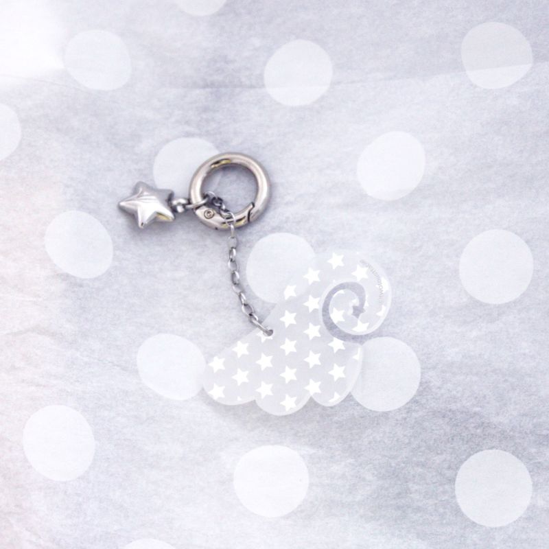 Angel wing keyring (Left)