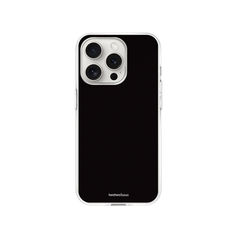 22haus（トゥートゥーハウス）の「22 blank jelly case - black（Smartphone Accessories）」