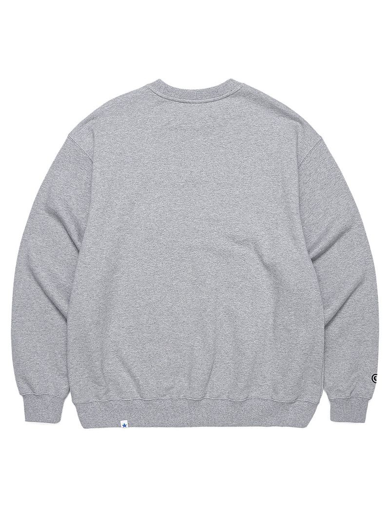 SERIF EMB SWEATSHIRT GREY(CV2CFUM470A)