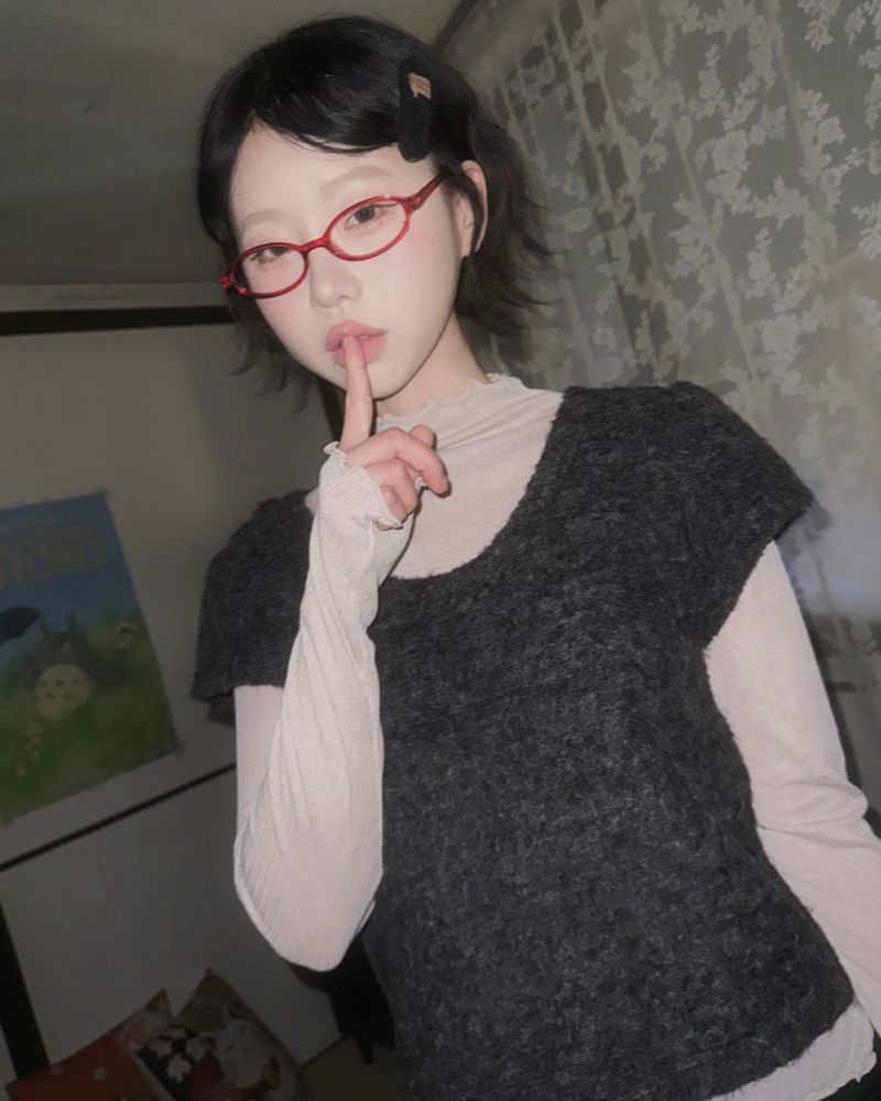 douchidouchi（ドウチドウチ）の「(4color) Soft Wave Half-Neck Tee（Tops）」