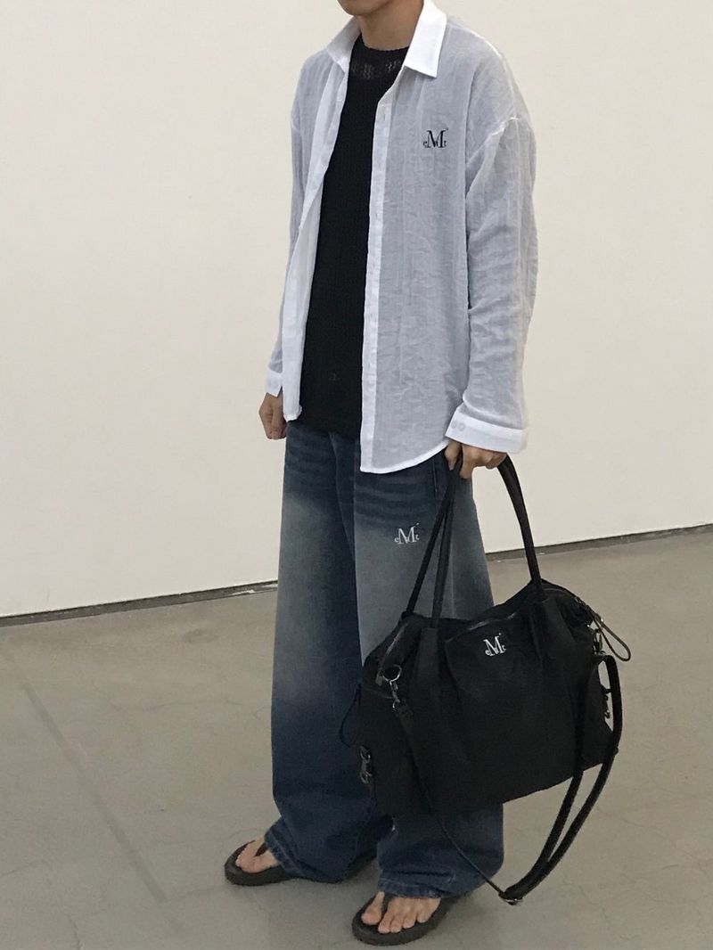 4WAY SIGNATURE LOGO TOTE BAG