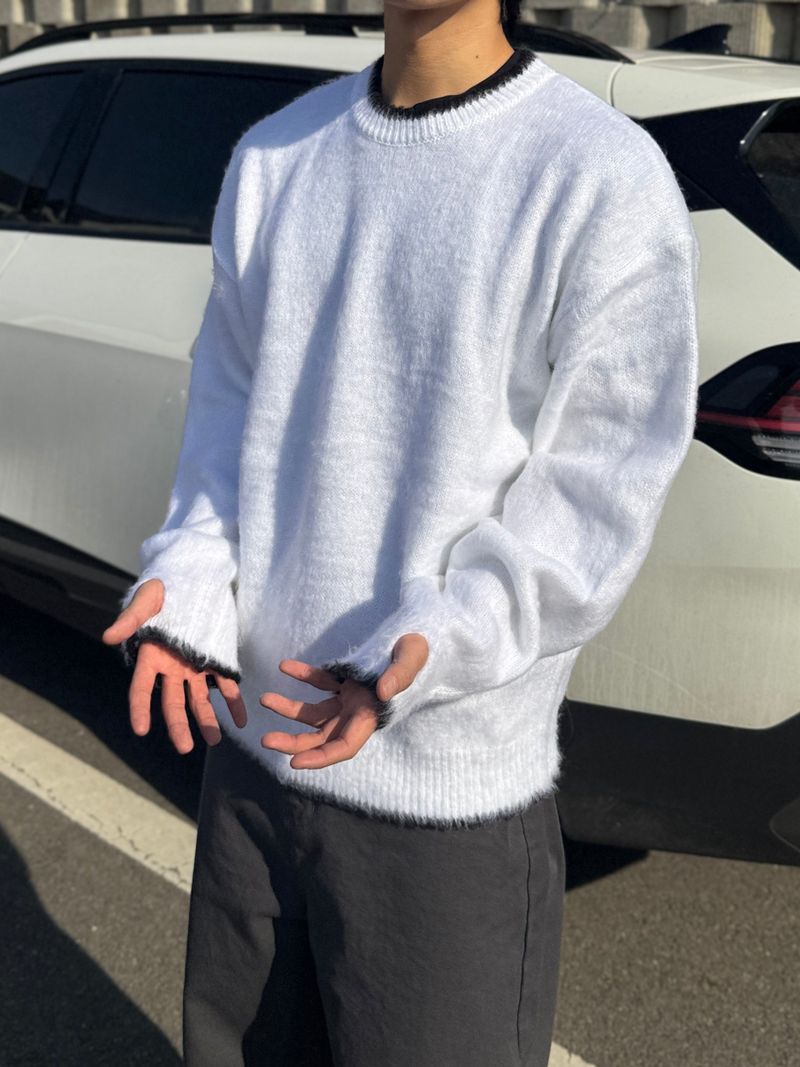 GROOM(グルーム)の「Brush Warmer Round Knit (No.839)(Tops)」