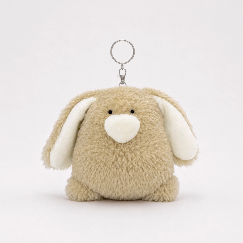 cumo(クモ)の「【MADE】ピッグラビット (beige) (keyring)(トイ/キーホルダー)」