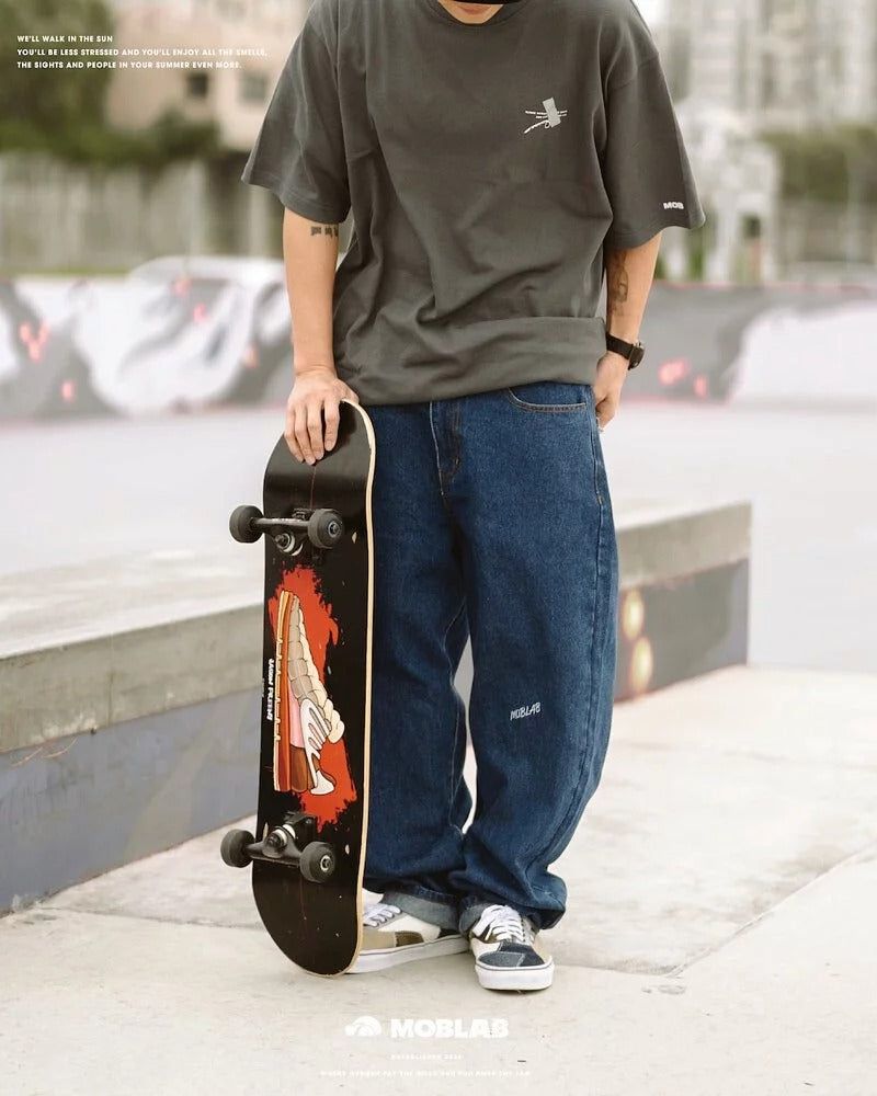MOBLAB Denim Jeans Pants