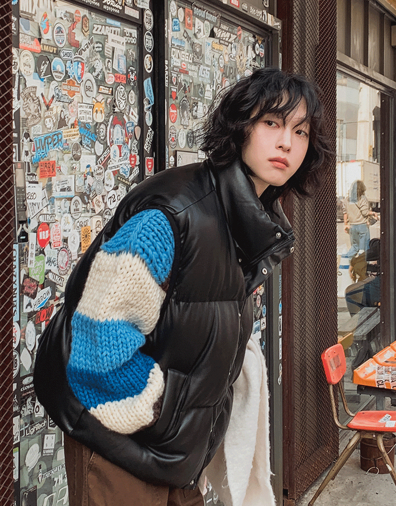 2PLAN(ツープラン)の「Bumbling Leather Vest Padded(Jackets/Outerwear)」
