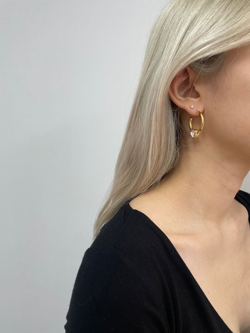 no.123 earring gold