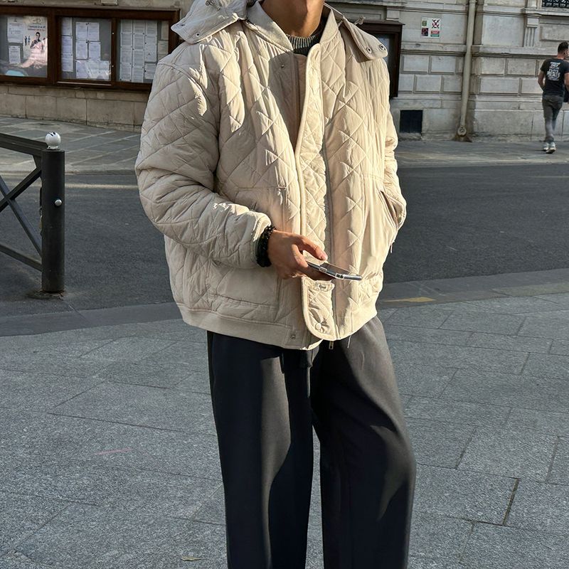 ASCLO Quilting Short Hood Jacket (2color)