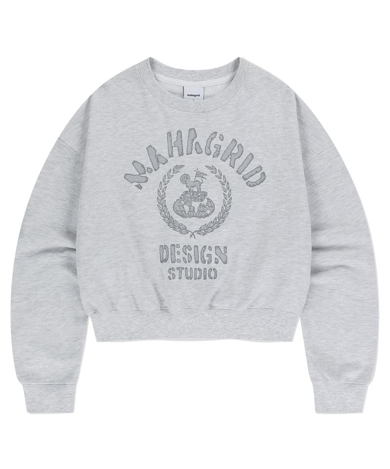 VINTAGE COLLEGE CROP SWEATSHIRT