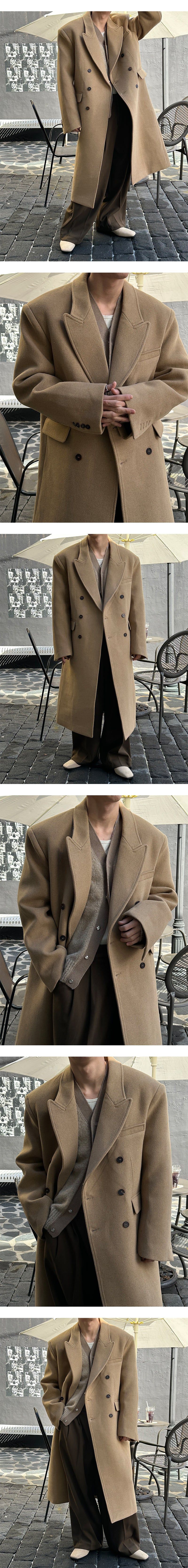 [F/W] Max double wool long coat(3color)
