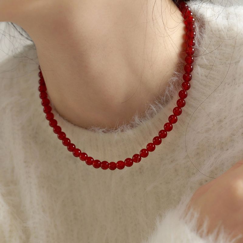 geegee(ジジ)の「red onyx necklace(Accessories)」