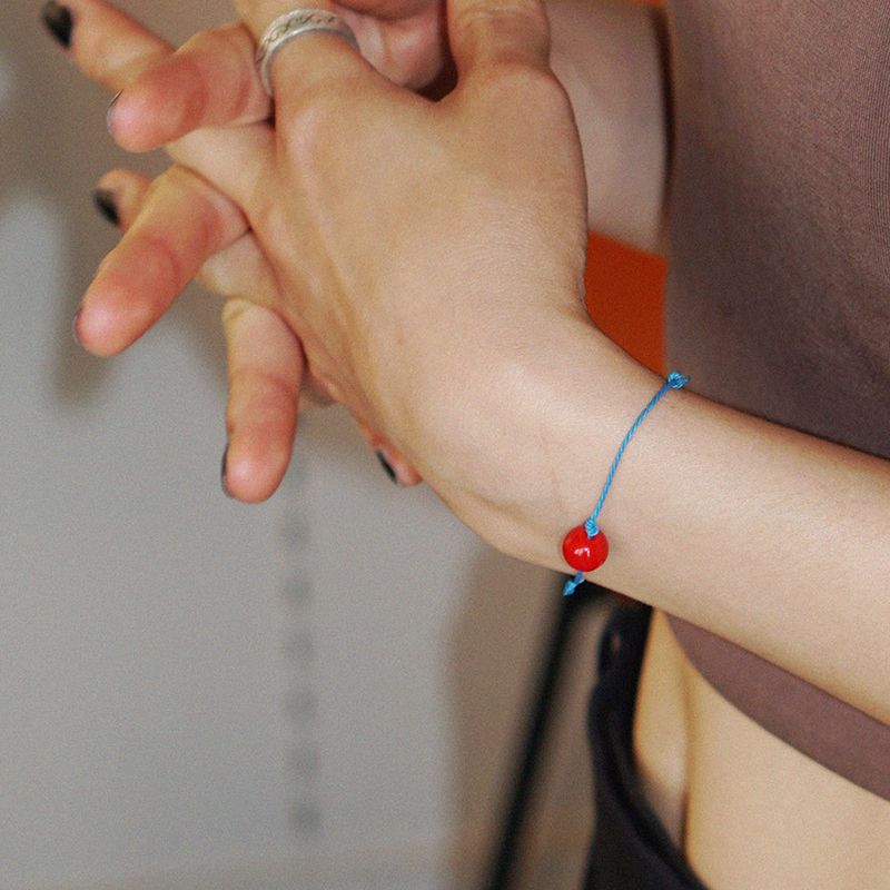OURPIERRE（アワーピエール）の「RED BALL ROPE BRACELET（Accessories）」
