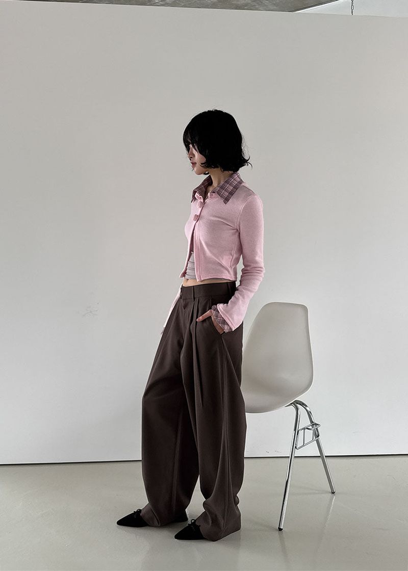 TUCK BALLOON SLACKS