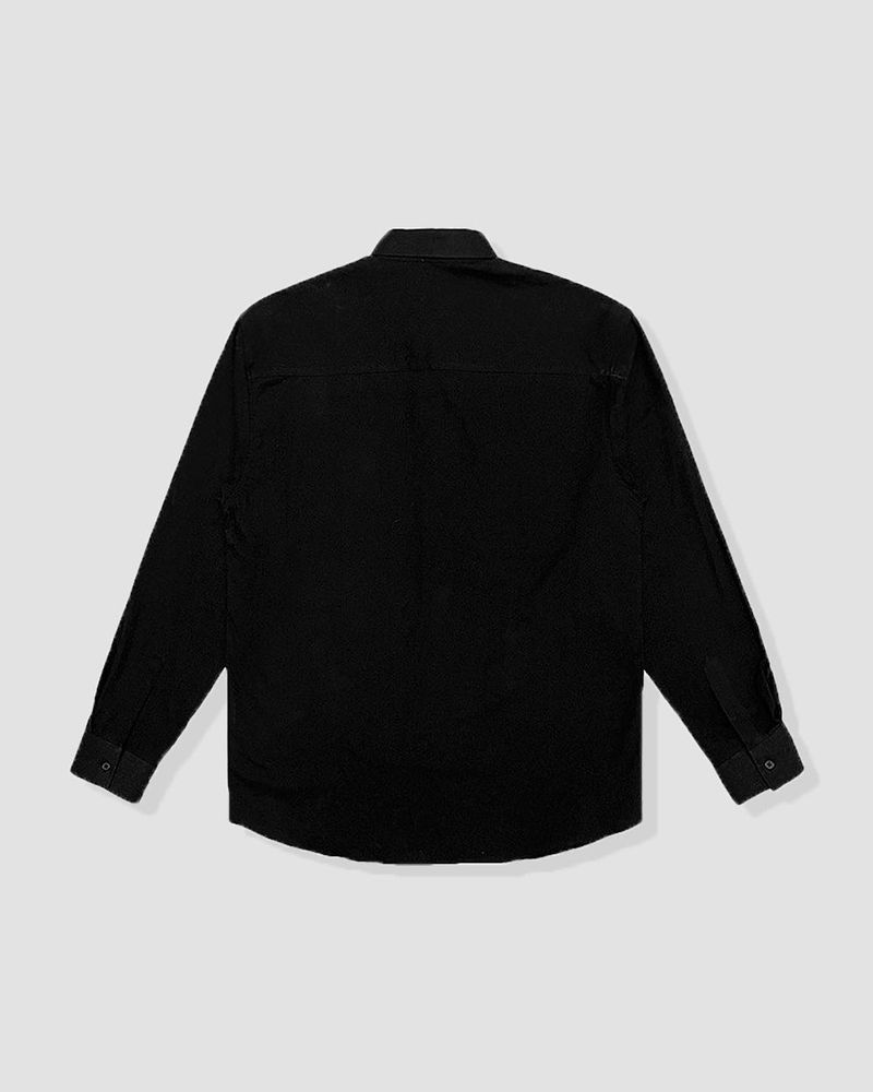 Formal Cotton Washed Oversized Shirt