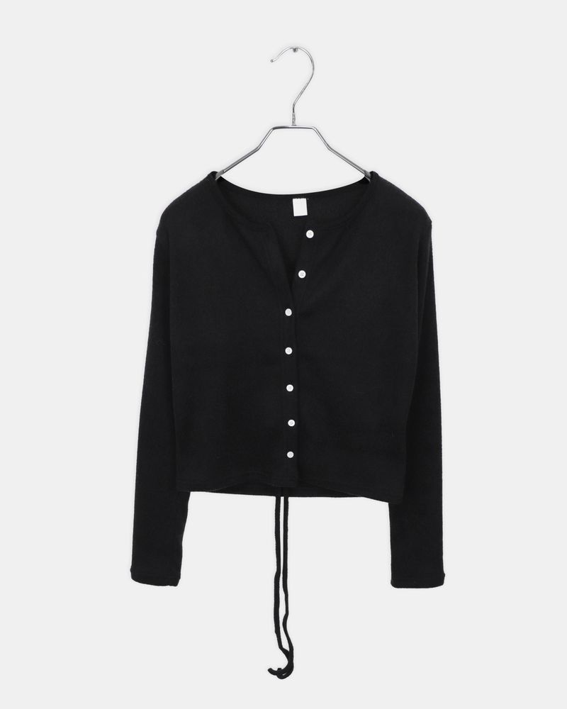 Deho Fleece Slim Top Cardigan