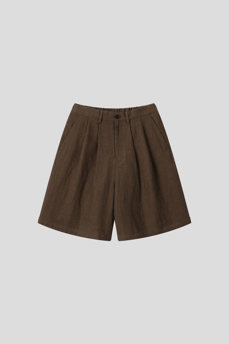 Cool Linen Bermuda Wide Shorts 4COLOR