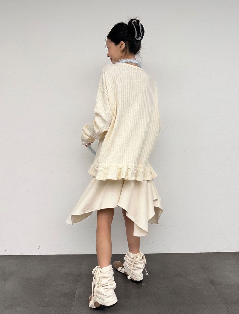 WARMER SKIRT IN BLACK