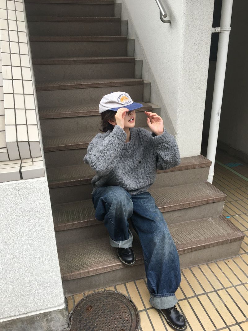 ウッディケーブルニット