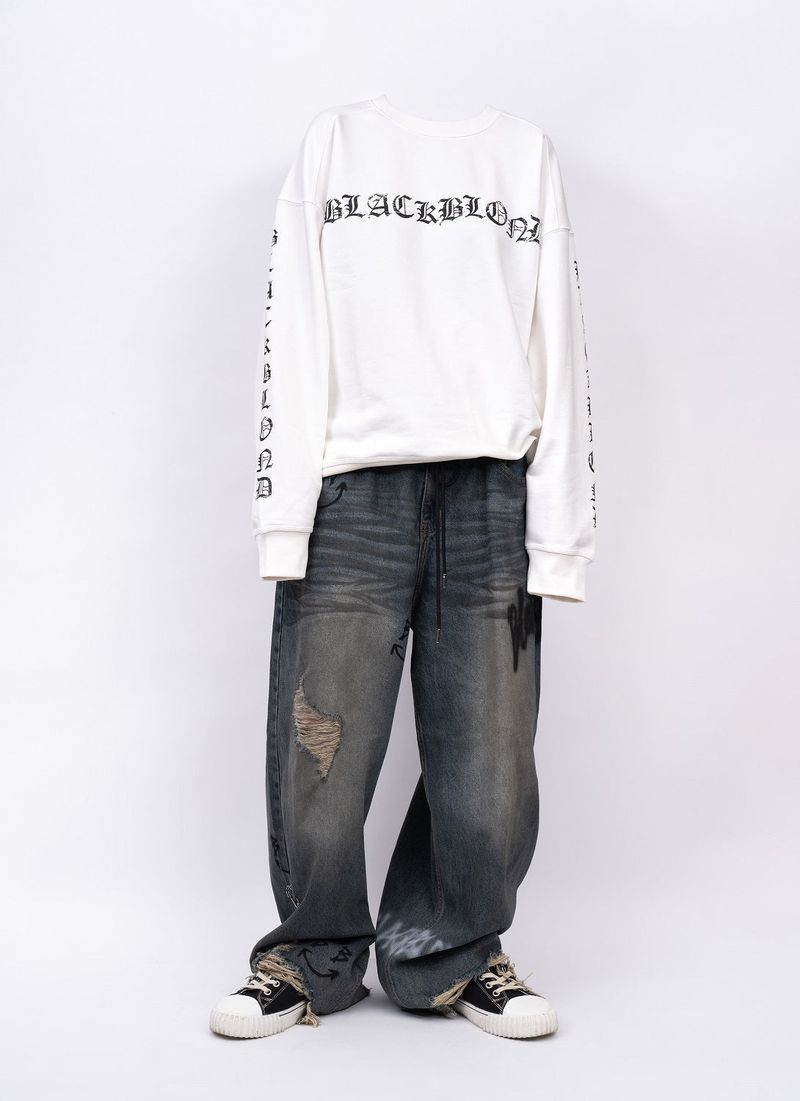 BBD Crushed Faith Sweatshirt (White)