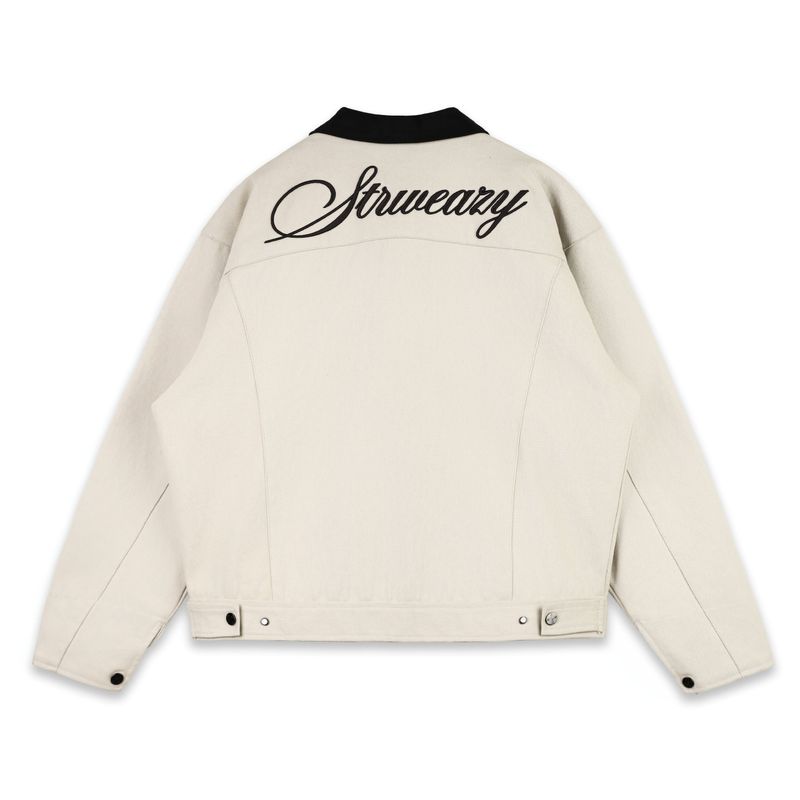SWE SCRIPT JACKET - BEIGE