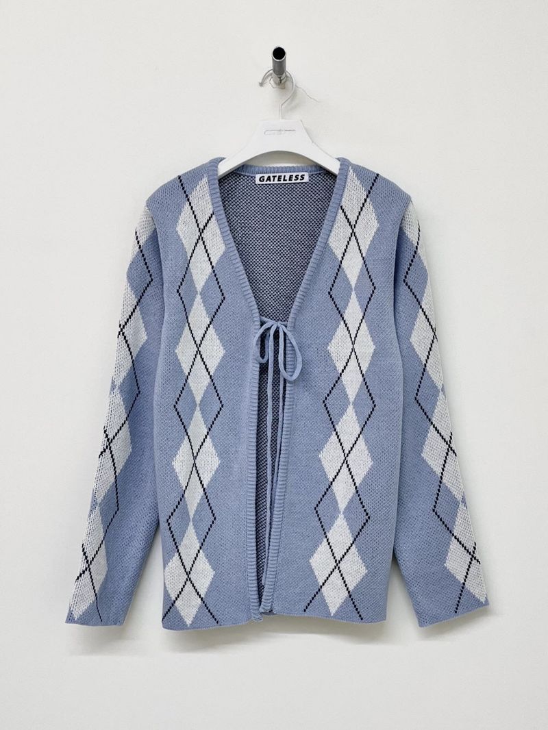ARGYLE CARDIGAN